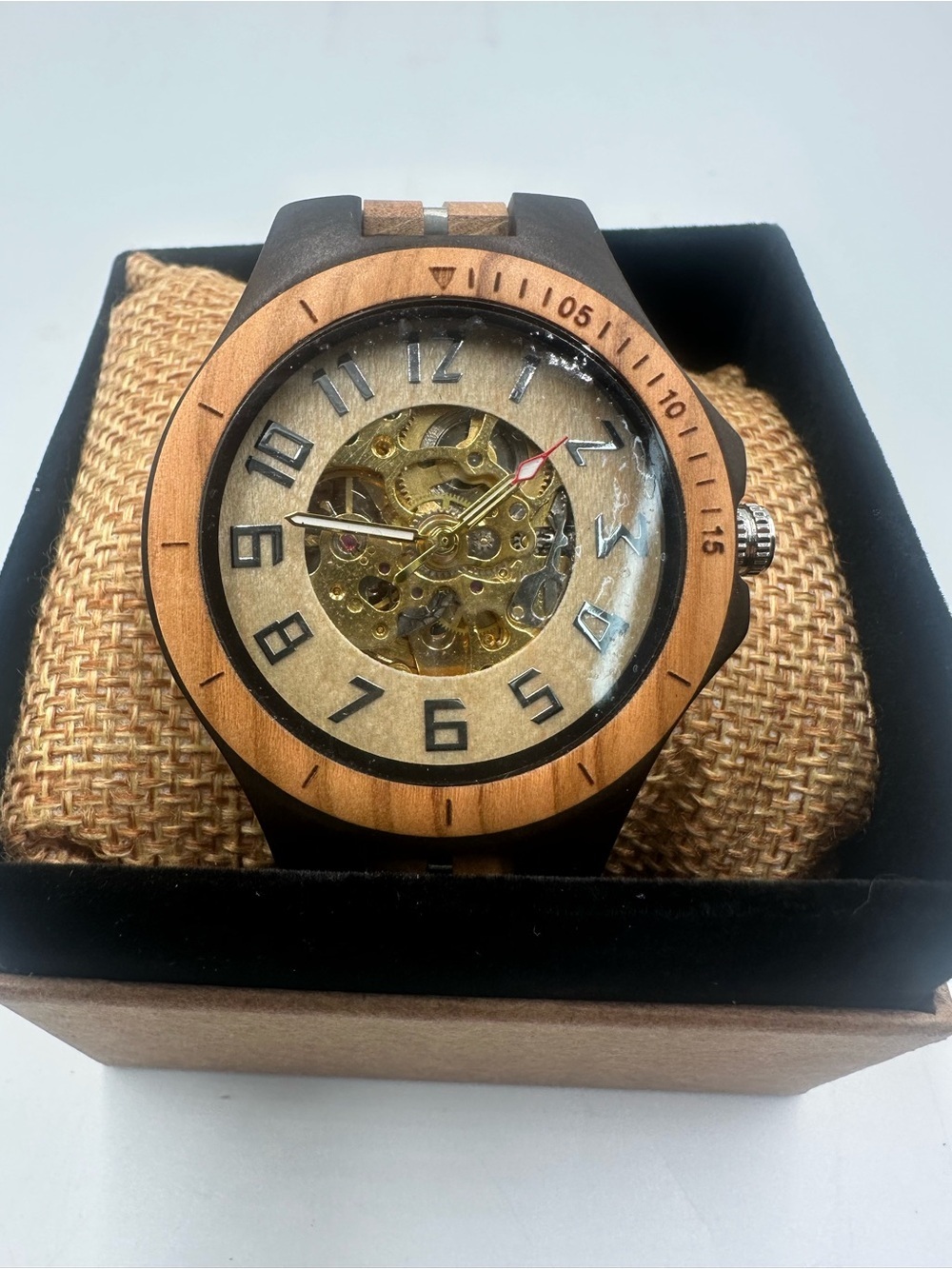 AVANTWOOD Skeleton Automatic Mechanical Watch